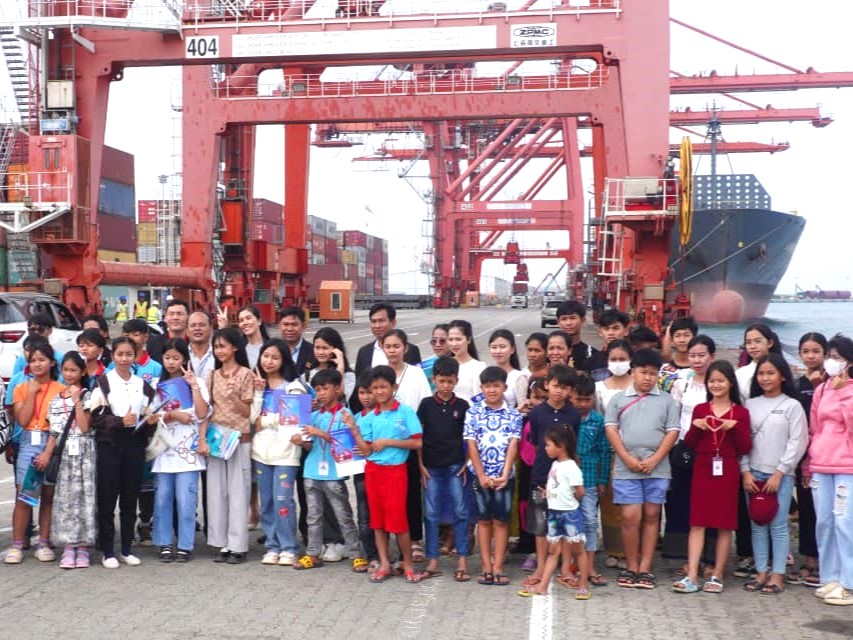 Study tour at Sihanoukville Autonomous Port, Cambodia